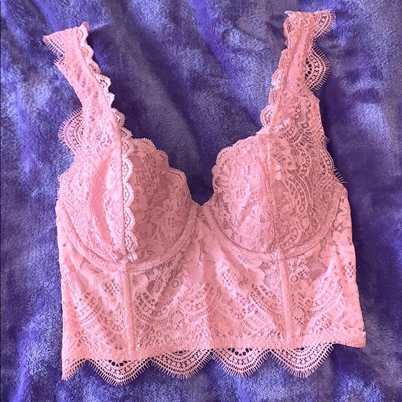 Victoria’s Secret Floral Lace Longline Demi Bra - Picture 6 of 8